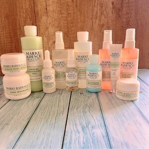 Mario Badescu Skin Care Set Serum, mask, cleanser, cream, gel, minimizer